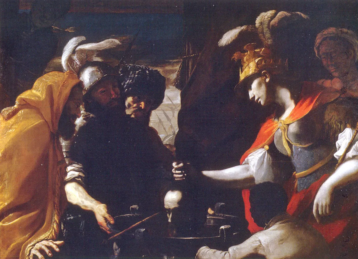 Tomiri immerge la testa di Ciro in un otre di sangue - Gioiosa Ionica